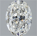 Natural Diamond 2.01 Carats, Oval with  Cut, F Color, VVS2 Clarity and Certified by GIA