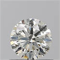 Natural Diamond 0.51 Carats, Round with Very Good Cut, L Color, VS2 Clarity and Certified by GIA