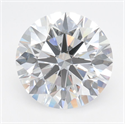 Lab Grown Diamond 3.26 Carats, Round with Ideal Cut, D Color, VVS1 Clarity and Certified by IGI