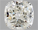 Natural Diamond 1.50 Carats, Cushion with  Cut, J Color, SI1 Clarity and Certified by GIA
