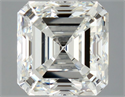 Natural Diamond 1.82 Carats, Asscher with  Cut, I Color, VS2 Clarity and Certified by GIA