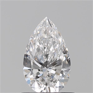 Foto Diamante Natural 0.70 quilates, De pera , Color E, claridad SI1 y certificado GIA de
