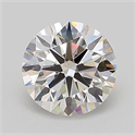 Lab Grown Diamond 1.04 Carats, Round with Ideal Cut, E Color, VVS2 Clarity and Certified by IGI