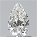 Natural Diamond 0.70 Carats, Pear with  Cut, F Color, VS2 Clarity and Certified by GIA