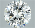Diamante Natural 5.22 quilates, Redondo , Color H, claridad VVS2 y certificado GIA
