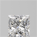 Natural Diamond 1.01 Carats, Princess with  Cut, E Color, VS2 Clarity and Certified by GIA