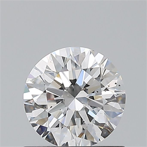 Picture of Natural Diamond 0.75 Carats, Round with Excellent Cut, E Color, SI2 Clarity and Certified by GIA