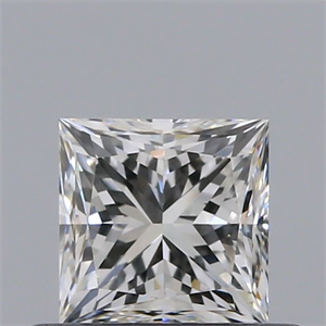 Picture of Natural Diamond 0.50 Carats, Princess with  Cut, H Color, VVS1 Clarity and Certified by GIA