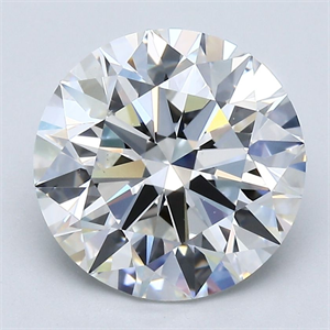 Picture of Natural Diamond 3.51 Carats, Round with Excellent Cut, F Color, VS1 Clarity and Certified by GIA