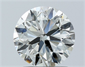 Natural Diamond 1.50 Carats, Round with Very Good Cut, K Color, SI1 Clarity and Certified by GIA