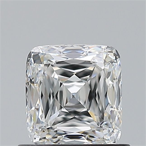 Foto Diamante Natural 0.82 quilates, Del cojín , Color F, claridad VVS2 y certificado GIA de