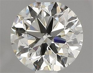 Picture of Natural Diamond 0.71 Carats, Round with Very Good Cut, K Color, VS2 Clarity and Certified by GIA