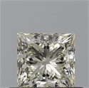 Diamante Natural 0.54 quilates, Princesa , Color M, claridad VVS1 y certificado GIA
