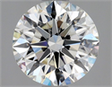 Natural Diamond 0.94 Carats, Round with Excellent Cut, H Color, VVS2 Clarity and Certified by GIA