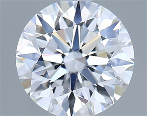 Picture of Lab Grown Diamond 1.06 Carats, Round with Ideal Cut, D Color, VVS2 Clarity and Certified by IGI