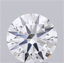 Lab Grown Diamond 2.53 Carats, Round with Excellent Cut, F Color, VVS1 Clarity and Certified by GIA