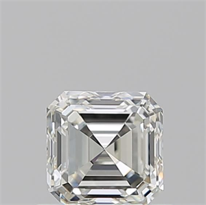 Picture of Natural Diamond 0.70 Carats, Asscher with  Cut, J Color, VVS2 Clarity and Certified by GIA