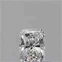 Diamante Natural 0.23 quilates, Radiante , Color E, claridad VVS1 y certificado GIA