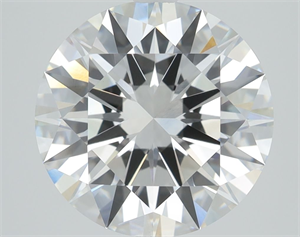 Picture of Lab Grown Diamond 3.05 Carats, Round with Ideal Cut, E Color, VS1 Clarity and Certified by IGI