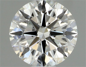 Picture of Natural Diamond 0.42 Carats, Round with Excellent Cut, I Color, VS1 Clarity and Certified by GIA