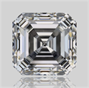 Natural Diamond 1.53 Carats, Asscher with  Cut, G Color, VS1 Clarity and Certified by GIA