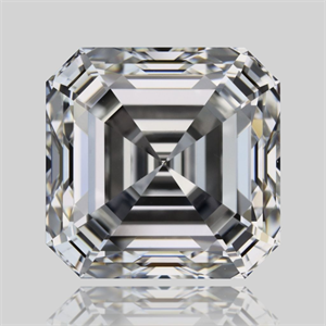 Foto Diamante Natural 1.53 quilates, Asscher , Color G, claridad VS1 y certificado GIA de