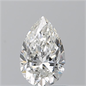 Natural Diamond 0.70 Carats, Pear with  Cut, G Color, SI1 Clarity and Certified by GIA
