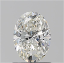 Natural Diamond 1.02 Carats, Oval with  Cut, I Color, VS2 Clarity and Certified by GIA