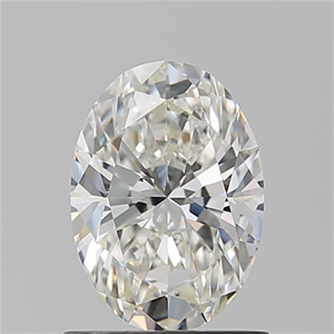 Picture of Natural Diamond 1.02 Carats, Oval with  Cut, I Color, VS2 Clarity and Certified by GIA