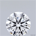 Lab Grown Diamond 1.01 Carats, Round with Excellent Cut, D Color, SI1 Clarity and Certified by IGI