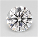 Lab Grown Diamond 1.01 Carats, Round with Ideal Cut, F Color, VVS2 Clarity and Certified by IGI