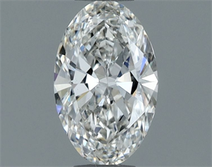 Picture of Natural Diamond 0.50 Carats, Oval with  Cut, H Color, VS2 Clarity and Certified by GIA