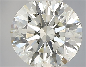 Picture of Natural Diamond 0.44 Carats, Round with Excellent Cut, J Color, VVS1 Clarity and Certified by IGI