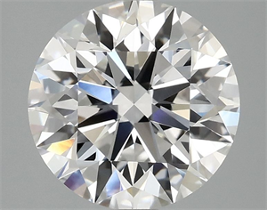 Picture of Lab Grown Diamond 2.98 Carats, Round with Excellent Cut, D Color, VVS2 Clarity and Certified by IGI