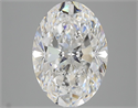 Diamante Natural 5.02 quilates, Ovalado , Color F, claridad VS2 y certificado GIA
