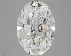 Foto Diamante Natural 5.02 quilates, Ovalado , Color F, claridad VS2 y certificado GIA de