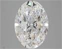 Diamante Natural 5.02 quilates, Ovalado , Color F, claridad VS2 y certificado GIA