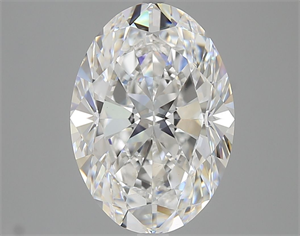 Foto Diamante Natural 5.02 quilates, Ovalado , Color F, claridad VS2 y certificado GIA de