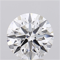 Lab Grown Diamond 3.03 Carats, Round with Ideal Cut, E Color, IF Clarity and Certified by IGI