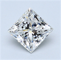 Natural Diamond 3.04 Carats, Princess with  Cut, E Color, VS2 Clarity and Certified by GIA