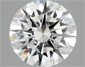Del inventario de diamantes de laboratorio, 3.01 quilates, Redondo , Color E, claridad VS2 y certificado IGI