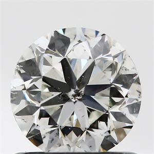 Picture of Natural Diamond 0.80 Carats, Round with Very Good Cut, I Color, SI2 Clarity and Certified by GIA