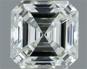 Picture of Natural Diamond 1.01 Carats, Asscher with  Cut, J Color, IF Clarity and Certified by IGI
