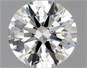 Diamante Natural 0.71 quilates, Redondo , Color I, claridad VVS1 y certificado GIA