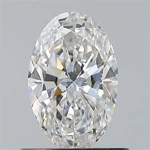 Picture of Natural Diamond 0.71 Carats, Oval with  Cut, F Color, VS1 Clarity and Certified by GIA