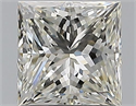 Natural Diamond 1.00 Carats, Princess with  Cut, J Color, VS1 Clarity and Certified by GIA