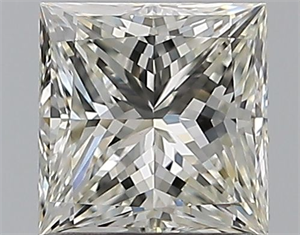 Picture of Natural Diamond 1.00 Carats, Princess with  Cut, J Color, VS1 Clarity and Certified by GIA