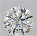 Natural Diamond 0.90 Carats, Round with Excellent Cut, K Color, VS2 Clarity and Certified by GIA