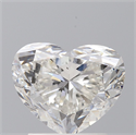 Natural Diamond 1.50 Carats, Heart with  Cut, H Color, SI1 Clarity and Certified by GIA