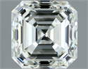 Natural Diamond 1.02 Carats, Asscher with  Cut, I Color, VVS2 Clarity and Certified by IGI